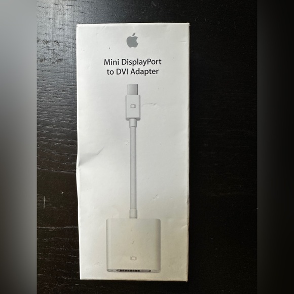Apple White Mini DisplayPort to DVI Adapter - Picture 1 of 4